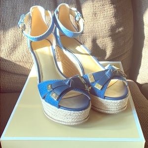 Michel Kors ripely wedge sandals